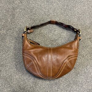 Rare Vintage Coach Tobacco Brown Leather Soho 10042 Leather Shoulder Bag Y2K